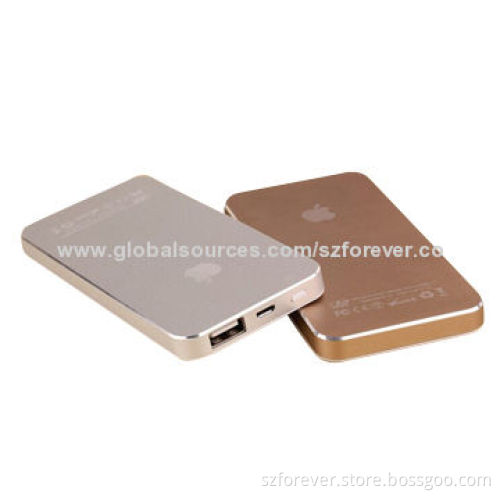 4,500mAh Mobile Power Banks Manufacturer, 5V/1A Output and OEM Accepted
